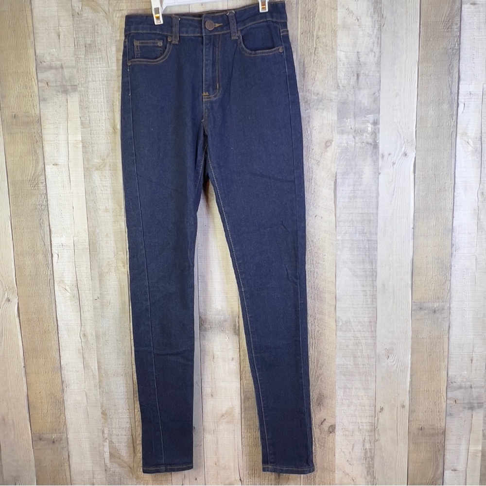 GTTON Denim Collection Size 5 Skinny Leg Dark Blue Denim Wash Jeans w/5 …